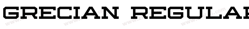 Grecian Regular字体转换